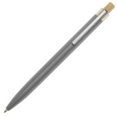 Nooshin шариковая ручка из переработанного алюминия, черные чернила – Серый (черные чернила), арт. 029299003