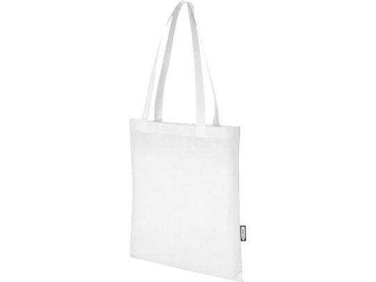 Zeus эко-сумка из нетканого материала, переработанного по стандарту GRS, объемом 6л — Белый, арт. 029244003