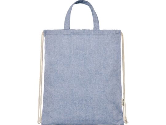 Pheebs 150 г/м² Aware™ рюкзак со шнурком из переработанных материалов — Синий, арт. 029243703