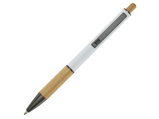 Darius шариковая ручка из переработанного алюминия, синие чернила — Белый (синие чернила), арт. 029297503
