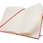 Записная книжка Moleskine Classic (в линейку) в твердой обложке, Large (13х21см), красный (A5), арт. 029285603
