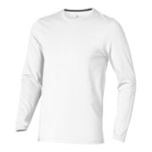 Ponoka мужская футболка из органического хлопка, длинный рукав, белый (L), арт. 029503403