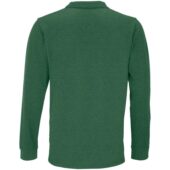 Рубашка поло унисекс с длинным рукавом Planet LSL, темно-зеленая, размер 4XL