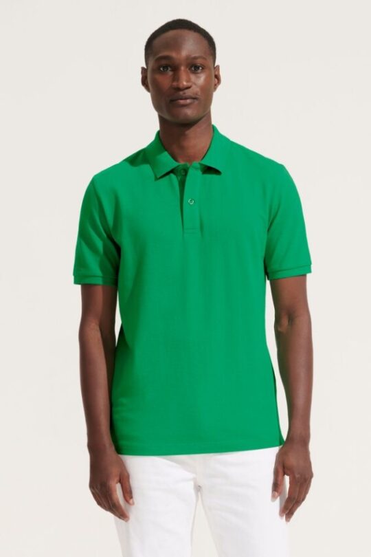 Рубашка поло унисекс Pegase, весенний зеленый, размер L