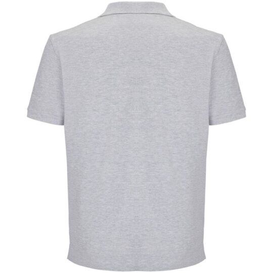 Рубашка поло унисекс Pegase, серый меланж, размер M