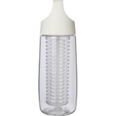 Спортивная бутылка HydroFruit из переработанной пластмассы, с инфузором, 700 мл — Белый, арт. 029568903