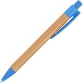 Шариковая ручка STOA с бамбуковым корпусом, голубой, арт. 029559003