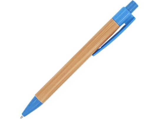 Шариковая ручка STOA с бамбуковым корпусом, голубой, арт. 029559003