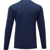 Ponoka мужская футболка из органического хлопка, длинный рукав, темно-синий (S), арт. 029504503