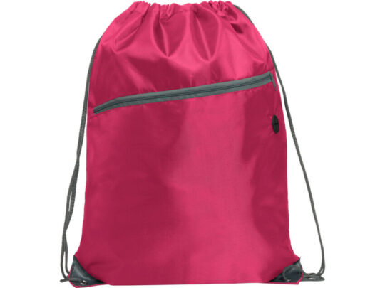 Рюкзак-мешок NINFA с карманом на молнии, фуксия, арт. 029559703