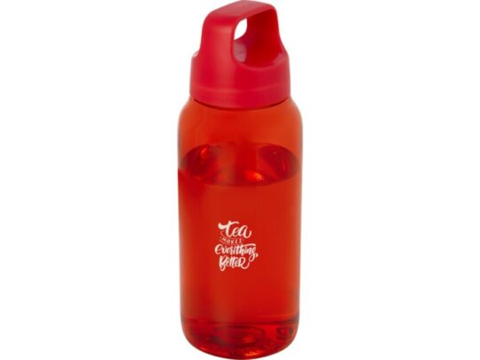 Бутылка для воды Bebo из переработанной пластмассы объемом 450 мл — Красный, арт. 029569103