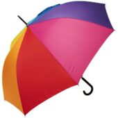 23-дюймовый ветрозащитный полуавтоматический зонт Sarah,  радужный, арт. 029602003