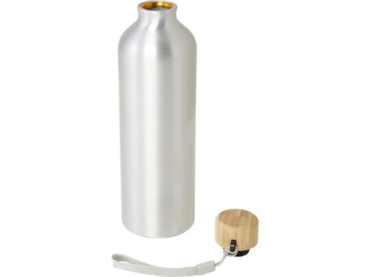 Бутылка для воды Malpeza из переработанного алюминия, 770 мл — Серебряный (770 мл), арт. 029570403