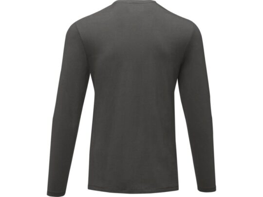 Ponoka мужская футболка из органического хлопка, длинный рукав, storm grey (M), арт. 029505303