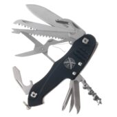 Нож перочинный Stinger, 96 мм, 15 функций, материал рукояти: алюминий (черный), арт. 029611303