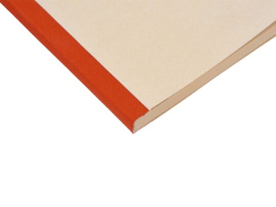 Блокнот А5 из переработанного тростника и RPET Adiantum, 80 листов, гибкая обложка, красный, арт. 029555003