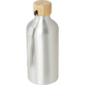 Бутылка для воды Malpeza из переработанного алюминия, 500 мл — Серебряный (500 мл), арт. 029570303