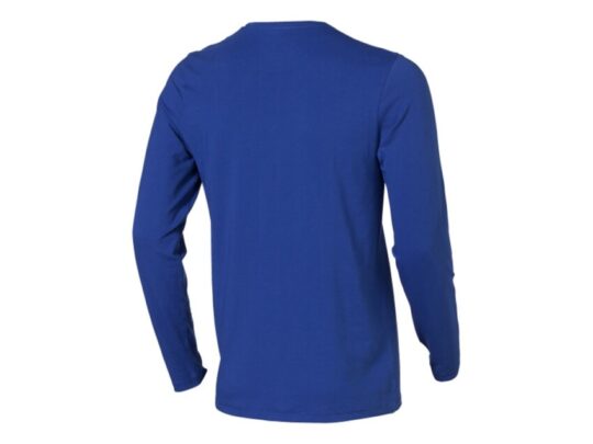 Ponoka мужская футболка из органического хлопка, длинный рукав, синий (XS), арт. 029503803
