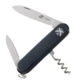 Нож перочинный Stinger, 90 мм, 4 функции, материал рукояти: АБС-пластик (черный), арт. 029612203
