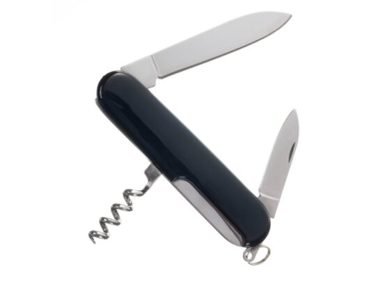 Нож перочинный Stinger, 90 мм, 4 функции, материал рукояти: АБС-пластик (черный), арт. 029612203