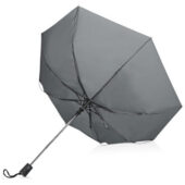 Зонт складной Irvine, полуавтоматический, 3 сложения, с чехлом, серый, арт. 029608303