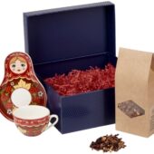 Подарочный набор: чайная пара, чай Глинтвейн, синий, арт. 029603003