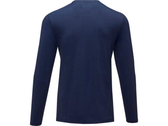 Ponoka мужская футболка из органического хлопка, длинный рукав, темно-синий (2XL), арт. 029504903