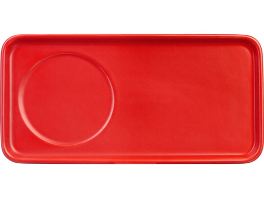 Чайная пара Bristol: блюдце прямоугольное, чашка, коробка, красный, арт. 029596503