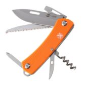 Нож перочинный Stinger, 103 мм, 10 функций, материал рукояти: АБС-пластик (оранжевый), арт. 029612903