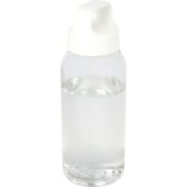 Бутылка для воды Bebo из переработанной пластмассы объемом 450 мл — Белый, арт. 029569003