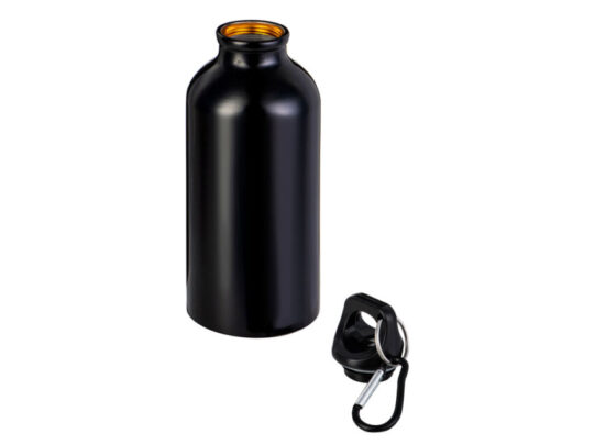Бутылка Hip S с карабином 400мл, черный, арт. 029563603