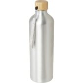 Бутылка для воды Malpeza из переработанного алюминия, 1000 мл — Серебряный (1000 мл), арт. 029570503