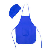 Детский комплект JAMIE (фартук, шапочка), королевский синий, арт. 029559903