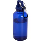 Бутылка для воды с карабином Oregon из переработанной пластмассы, 400 мл – Синий, арт. 029568503