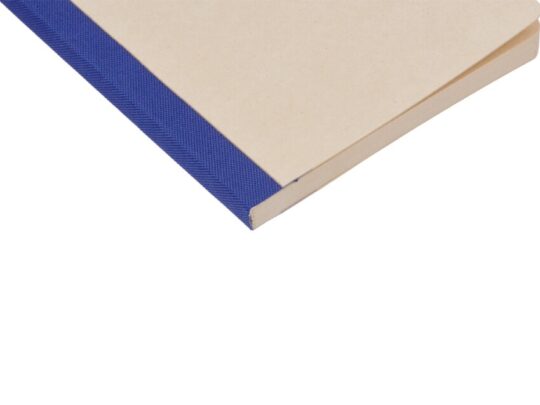 Блокнот А5 из переработанного тростника и RPET Adiantum, 80 листов, гибкая обложка, синий, арт. 029555103