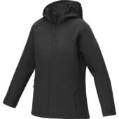 Notus женская утепленная куртка из софтшелла — сплошной черный (L), арт. 029756703