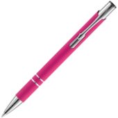 Ручка шариковая Keskus Soft Touch, розовая
