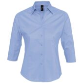 Рубашка женская с рукавом 3/4 Effect 140, голубая, размер XXL