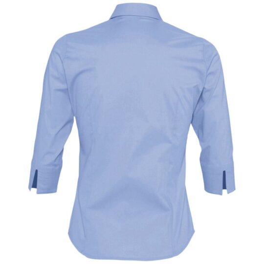 Рубашка женская с рукавом 3/4 Effect 140 голубая, размер M