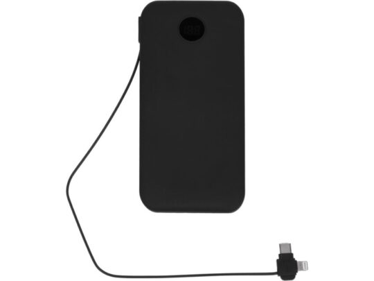 Внешний беспроводной аккумулятор с подсветкой лого Astro, 10000 mAh, черный, арт. 029641303