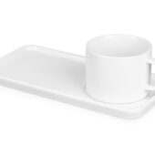 Чайная пара Bristol: блюдце прямоугольное, чашка, коробка, белый, арт. 029642903