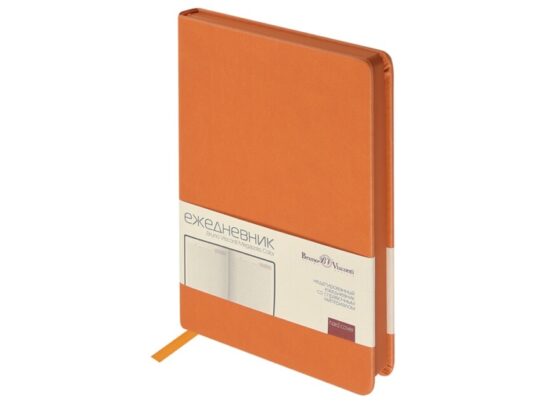 Ежедневник А5 Megapolis Color soft-touch, оранжевый, арт. 029648403