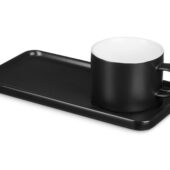 Чайная пара Bristol: блюдце прямоугольное, чашка, коробка, черный, арт. 029643003
