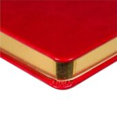 Ежедневник недатированный А5 Megapolis Nebraska, красный с золотым обрезом, арт. 029745303