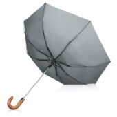 Зонт складной Cary, полуавтоматический, 3 сложения, с чехлом, светло-серый, арт. 029732703