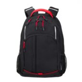 Рюкзак TORBER ROCKIT с отделением для ноутбука 15.6, черный/красный, нейлон, 32 х 14 х 50 см, 22л, арт. 029651103