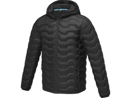 Мужская утепленная куртка Petalite из материалов, переработанных по стандарту GRS — сплошной черный (XS), арт. 029765603
