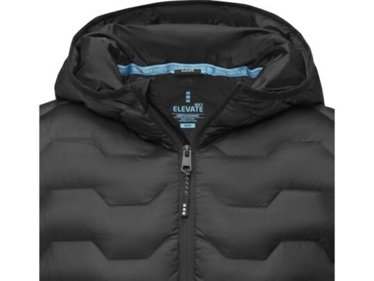 Мужская утепленная куртка Petalite из материалов, переработанных по стандарту GRS — сплошной черный (3XL), арт. 029765203