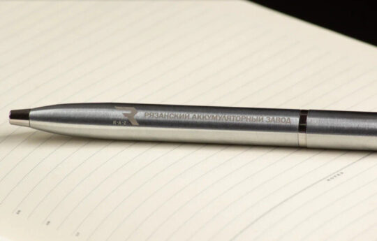 Нанесение логотипа на ручки