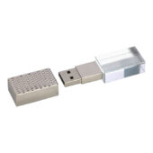 USB 2.0- флешка на 16 Гб кристалл в металле